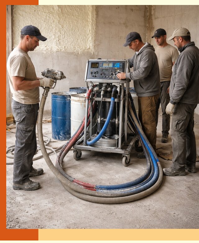 Аренда установки для напыления ППУ в Усть-Илимске на выгодных условиях